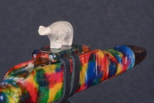 Boxelder Burl Native American Flute, Minor, High D-5, #U2E (6)